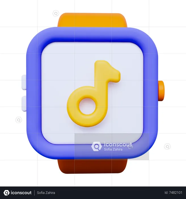 Music Watch  3D Icon
