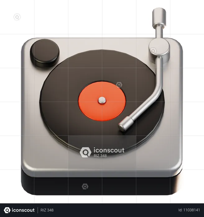 Música  3D Icon