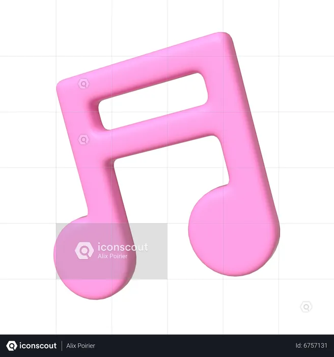 Musical Note  3D Icon