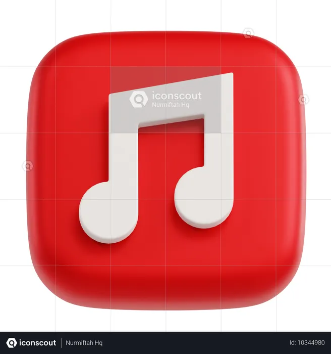 Musik  3D Icon