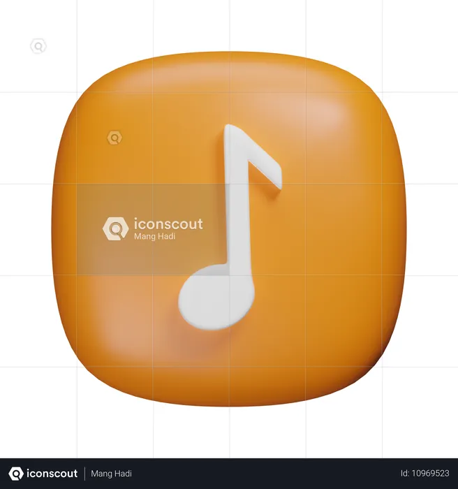 Musik  3D Icon