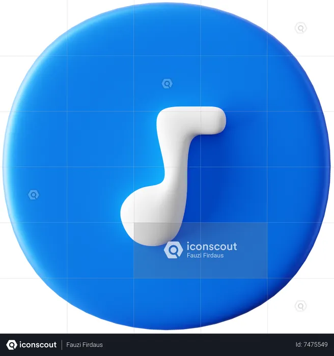 Musik  3D Icon