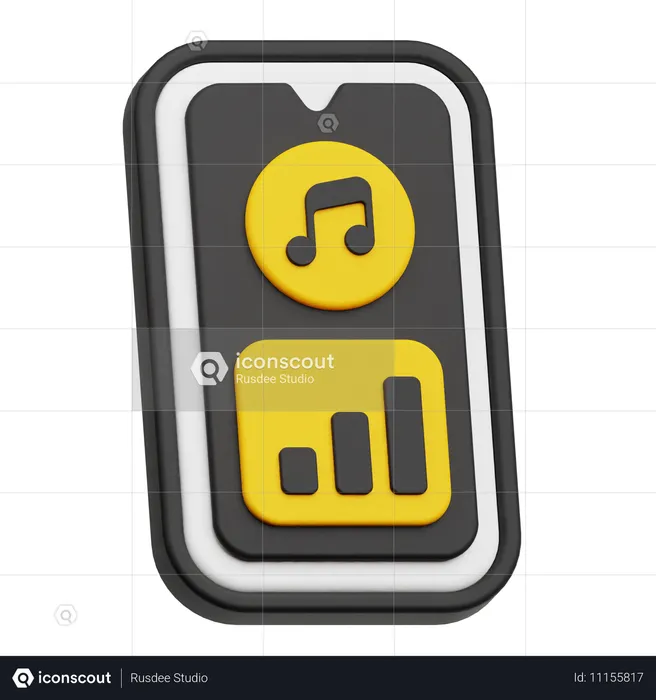 Musik-App  3D Icon