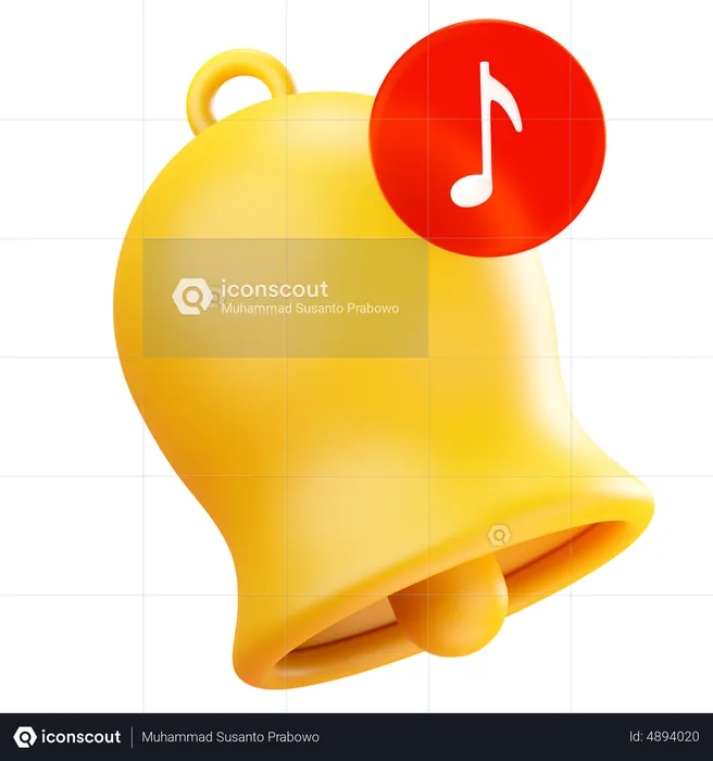 Musikbenachrichtigung  3D Icon