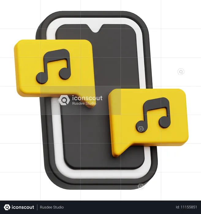 Musik-Chat  3D Icon