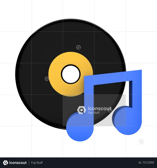 Musikspieler  3D Icon