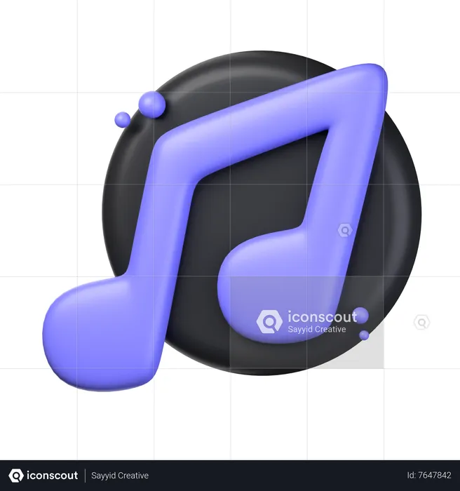 Musikspieler  3D Icon