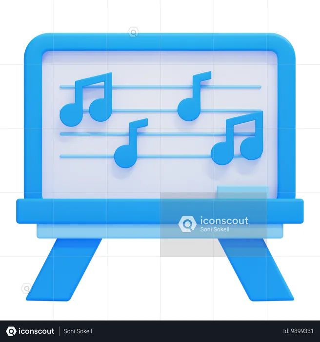 Musik Klasse  3D Icon