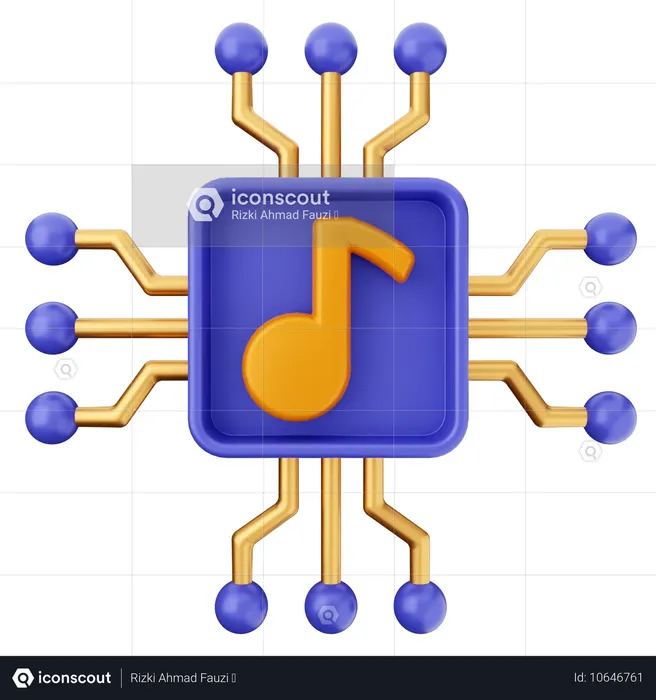 Tu as de la musique  3D Icon