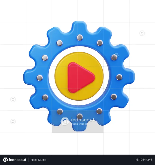 Paramètres de musique  3D Icon