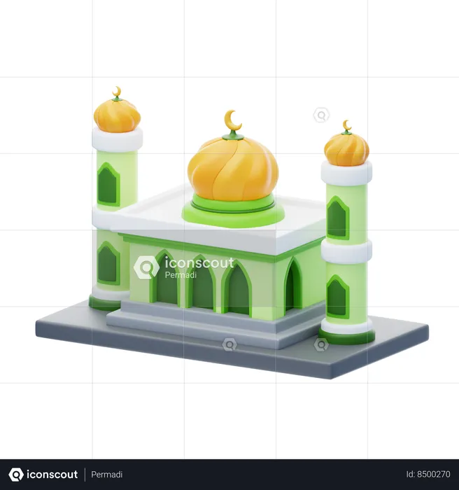 Muslim Temple  3D Icon