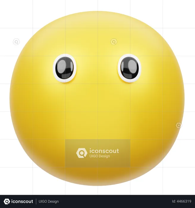 Mute Emoji Emoji 3D Emoji