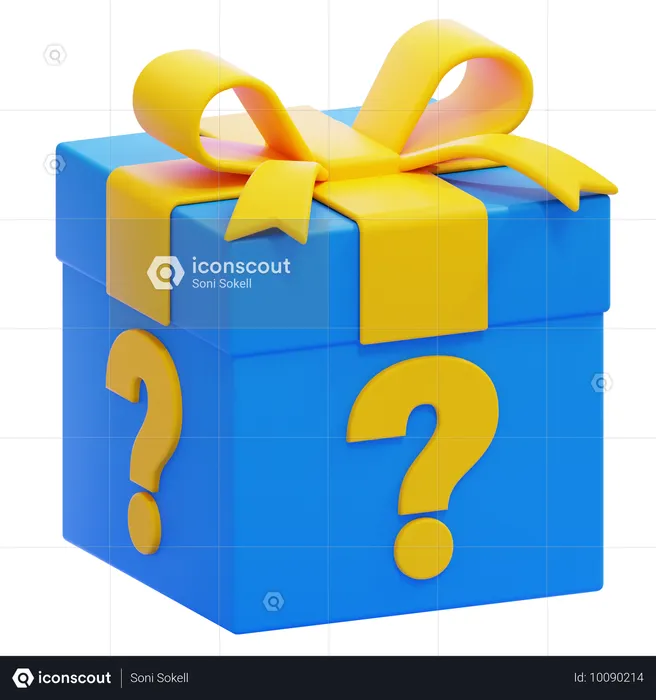 Mystery Box  3D Icon