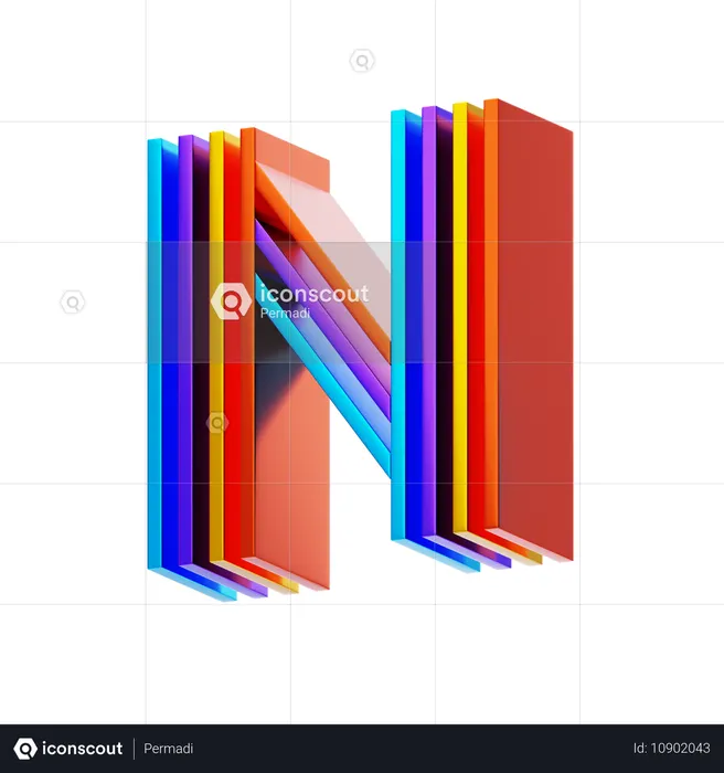 ん  3D Icon