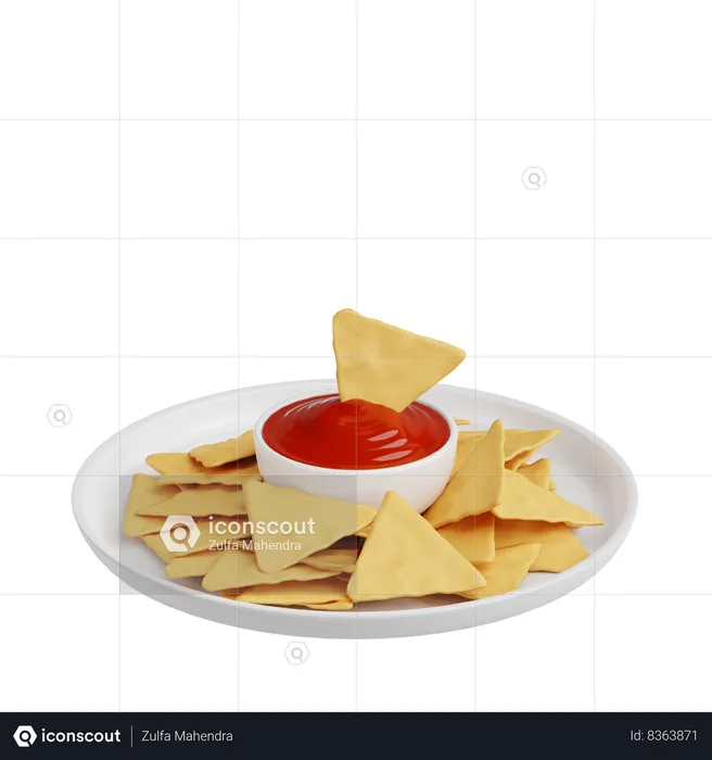 Nachos  3D Icon