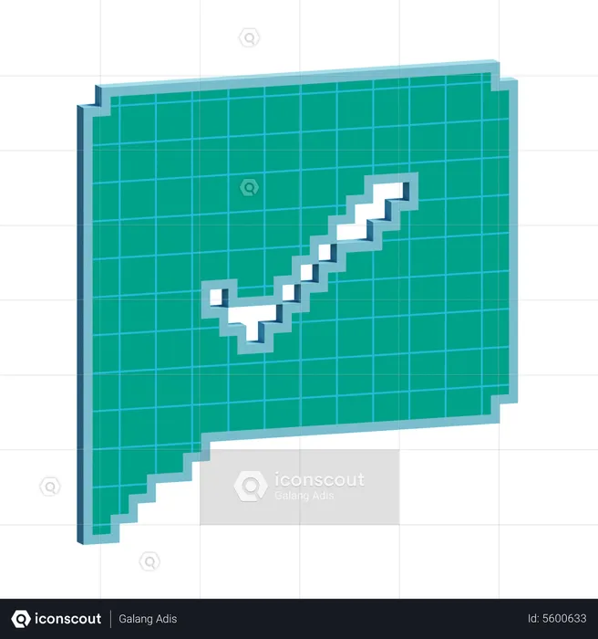 Nachricht gesendet  3D Icon