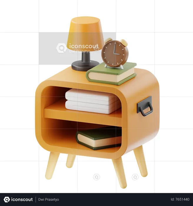 Nachttisch  3D Icon