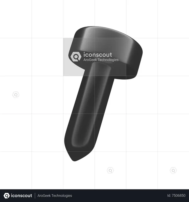 Nail  3D Icon