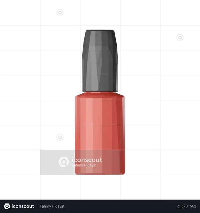 Nail Paint  3D Icon