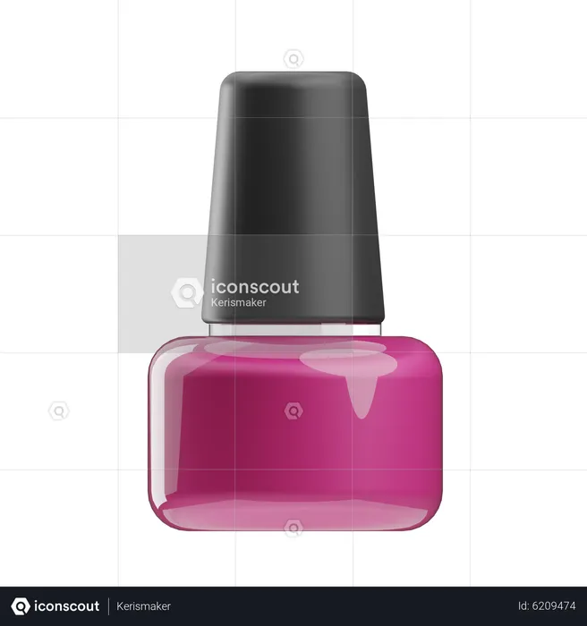Nail Polish  3D Icon