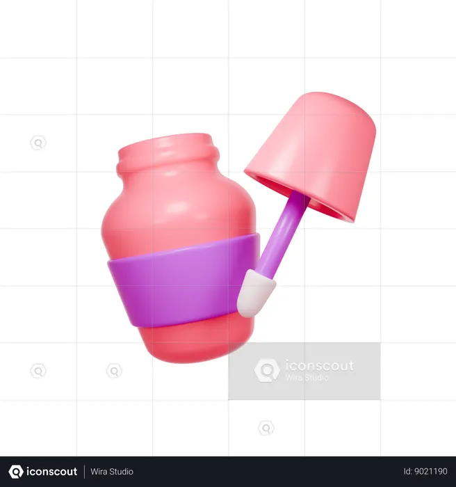 Nail polish  3D Icon