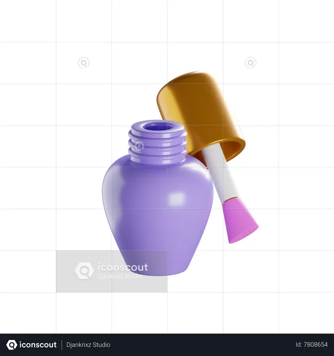 Nail Polish  3D Icon