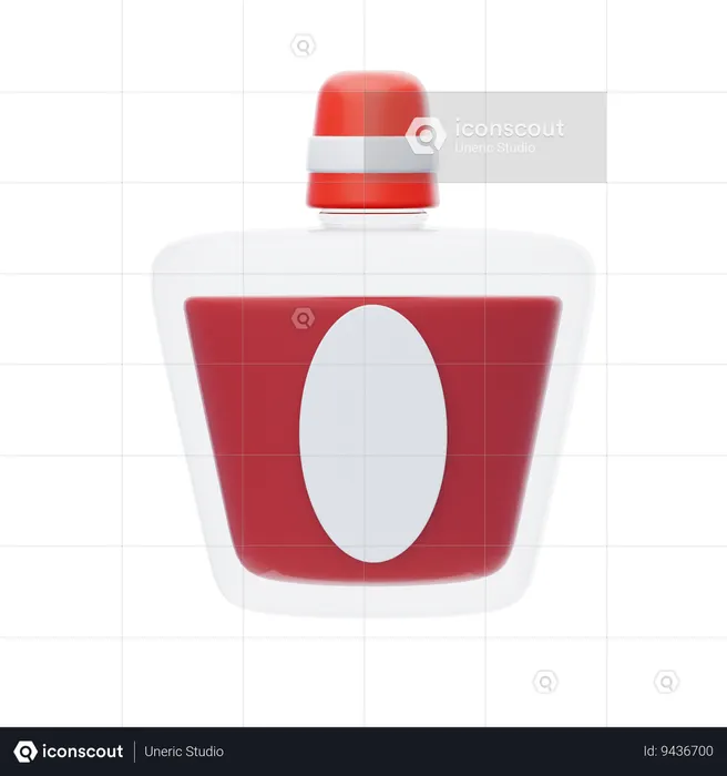 Nail Polish Bottle  3D Icon
