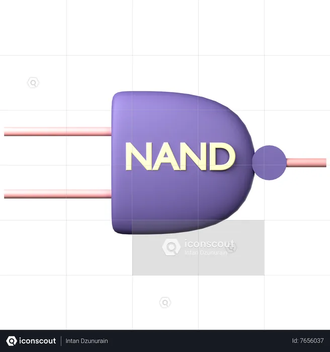 Nand  3D Icon