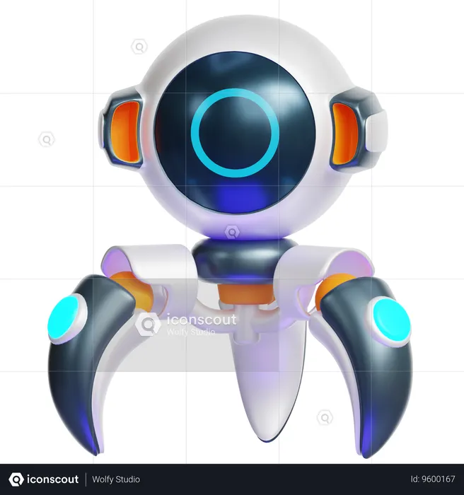 NANO BOT  3D Icon