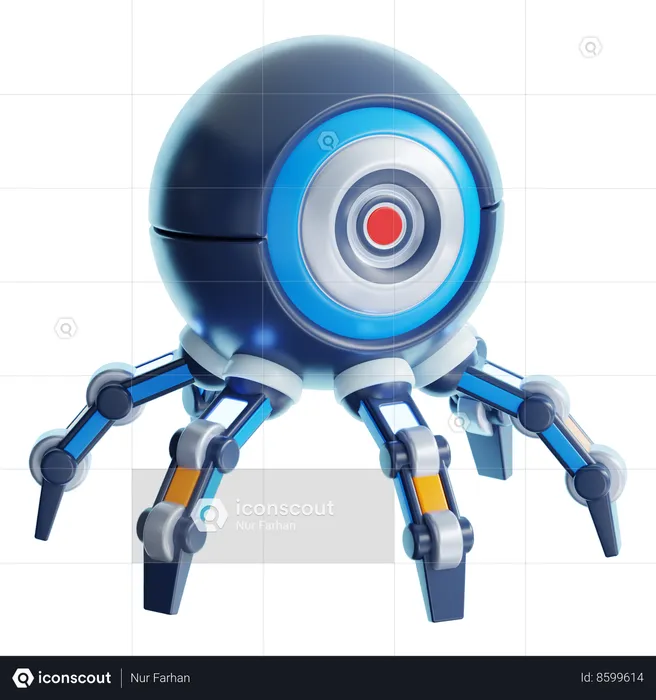 NANO ROBOTS  3D Icon