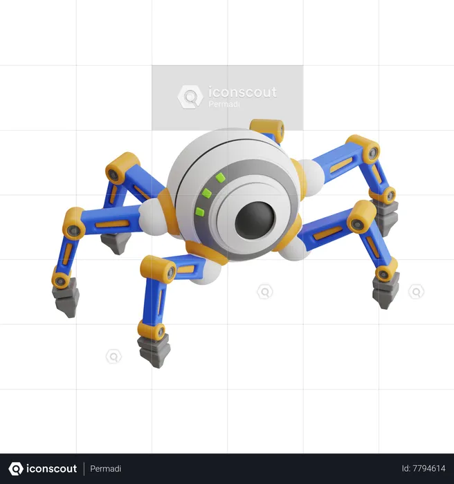 Nano Robots  3D Icon