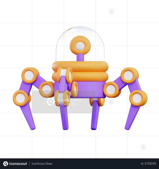Nano Robots  3D Icon