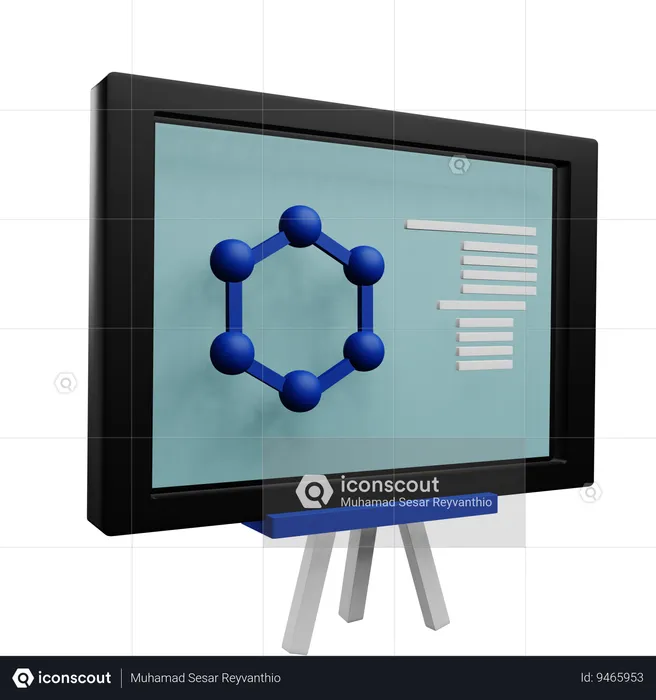 Nano Technology  3D Icon