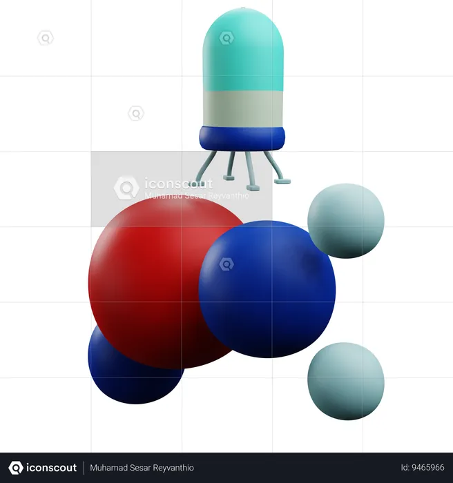 Nanobots  3D Icon