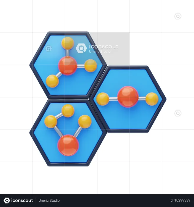 Nanotechnologie  3D Icon