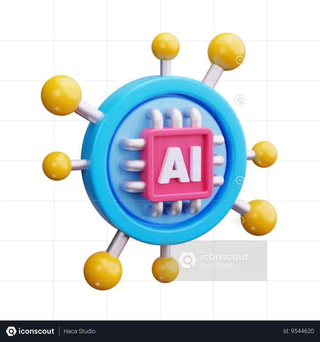 Nanotechnology  3D Icon