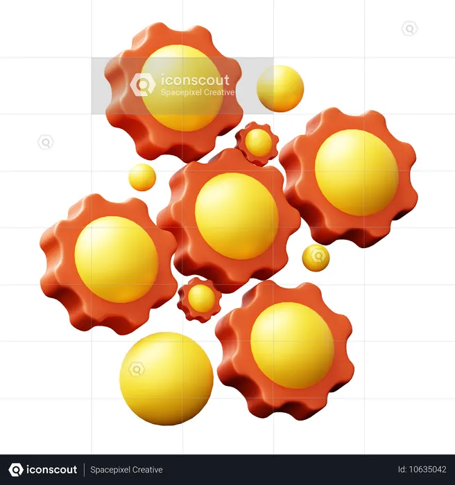 ナノテクノロジー  3D Icon