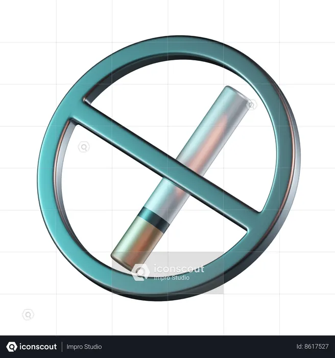 Proibido fumar  3D Icon