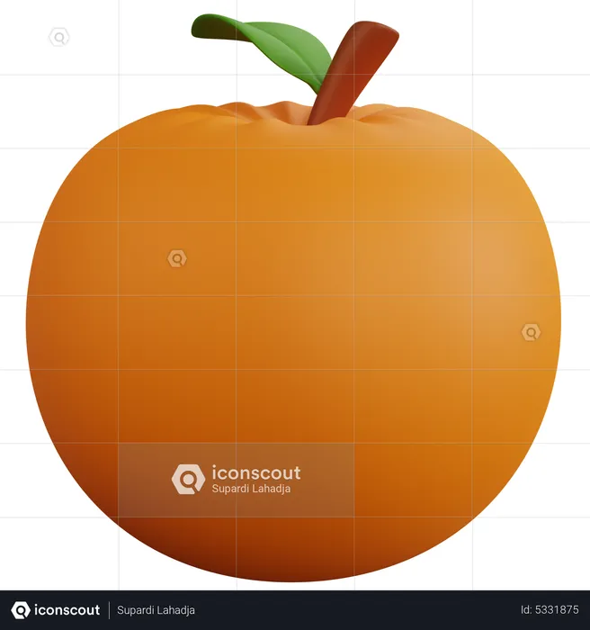 Naranja  3D Icon