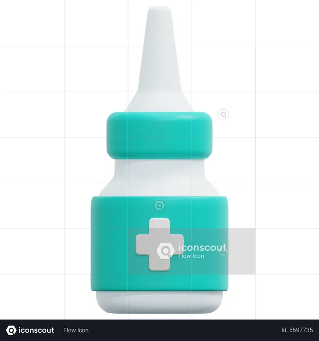 Nasal Spray  3D Icon