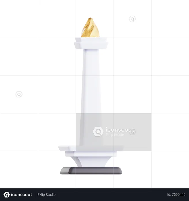 National monument  3D Icon