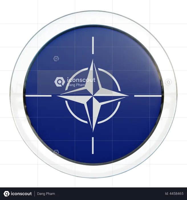 NATO Flag Flag 3D Flag