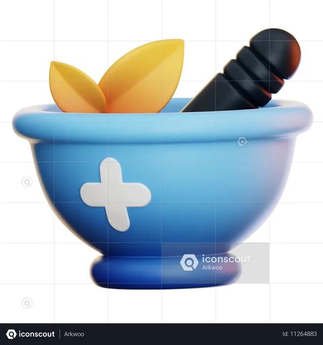 Natural Medicine  3D Icon