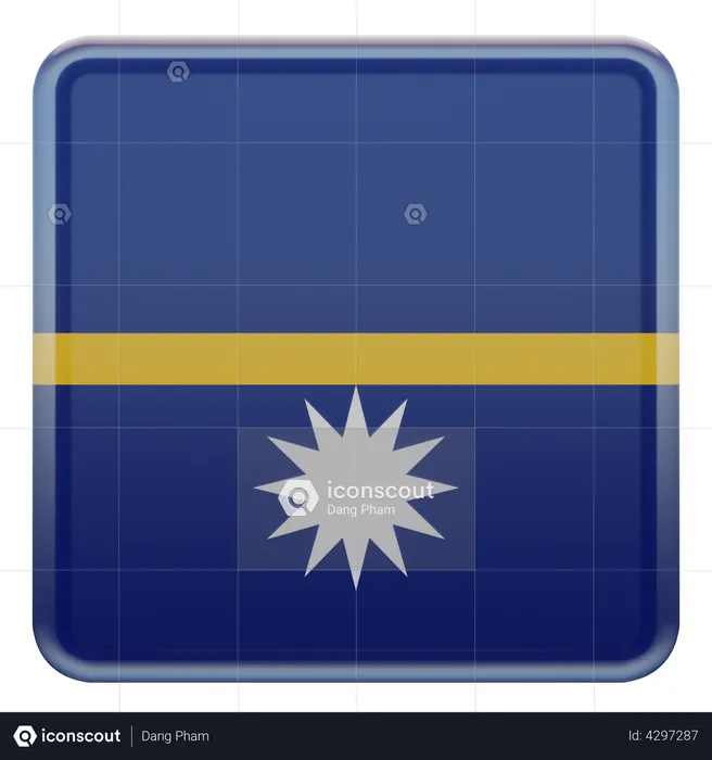 Nauru Flag Flag 3D Flag