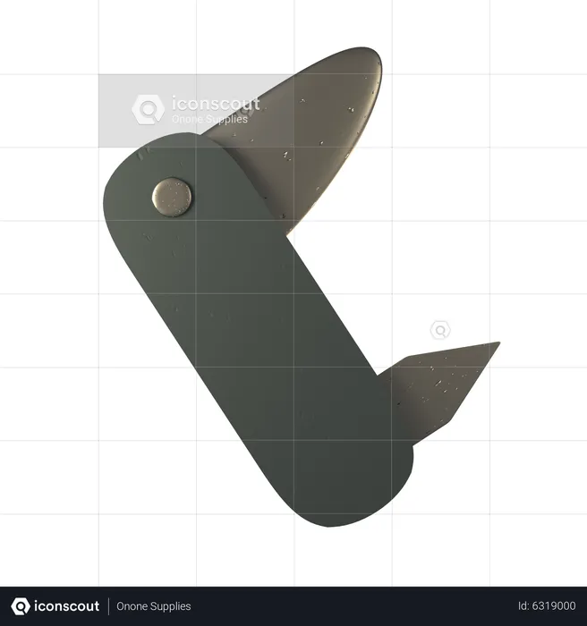 Cuchillo suizo  3D Icon