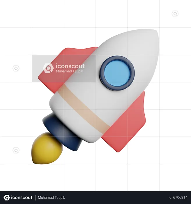 Nave espacial  3D Icon