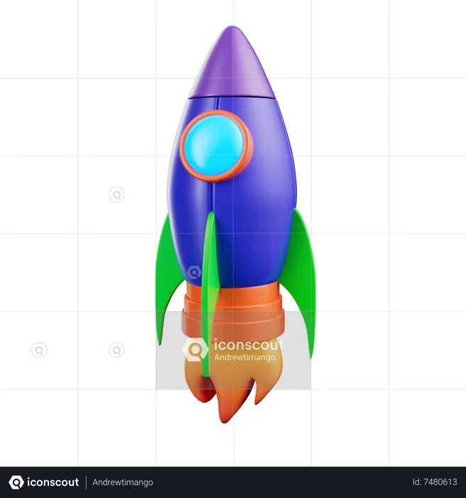 Nave espacial  3D Icon