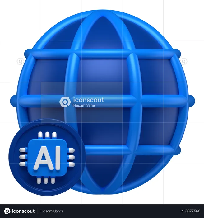 Tienes navegador  3D Icon