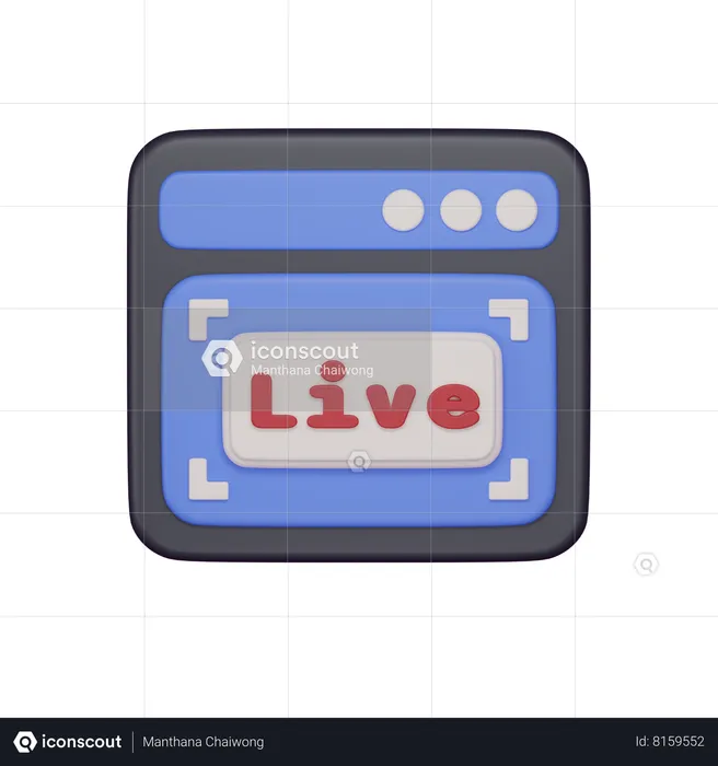 Navegador ao vivo  3D Icon