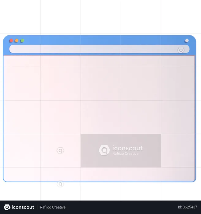 Navegador web  3D Icon